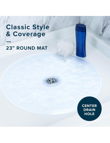 Tapete de Ducha Antideslizante SlipX Solutions 58 cm Vinilo