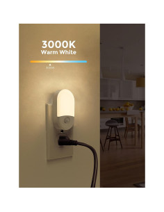 Luz Nocturna con Sensor de Movimiento LOHAS 2Pack 3000K 2