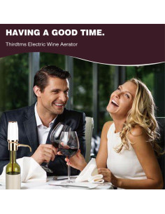 Dispensador de vino automático Thirdtms 750 ml USB Blanco 2