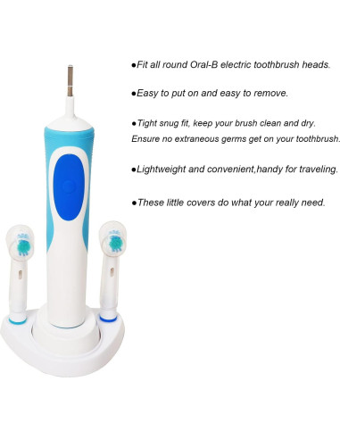 Cubiertas de cepillo de dientes Oral-B LazyMe - 3 PCS