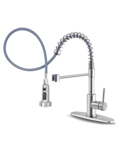 Grifo de Cocina Herogo 2.0 Acero Inoxidable Rociador Desplegable