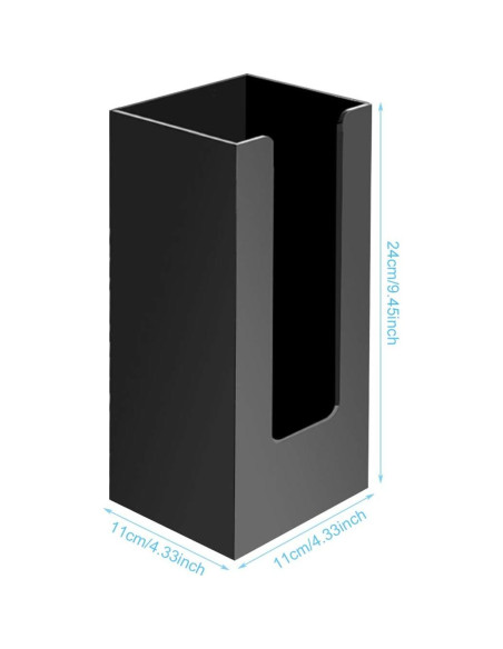 Dispensador de Tazas de Papel Tirifer, Organizador Acrílico 24x11x10.5cm