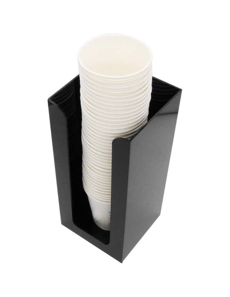 Dispensador de Tazas de Papel Tirifer, Organizador Acrílico 24x11x10.5cm