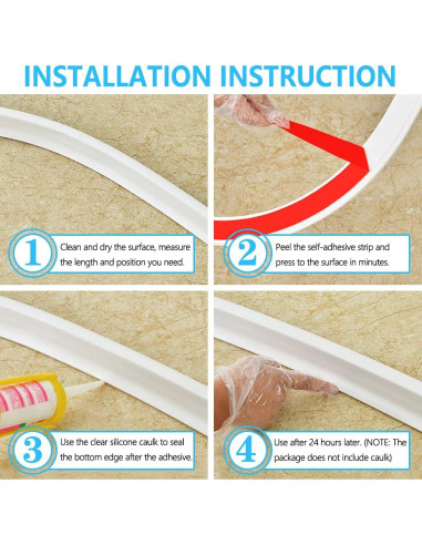 Umbral de Ducha Colapsable KYDRAGON 99 cm Blanco