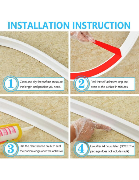 Umbral de Ducha Colapsable KYDRAGON 99 cm Blanco