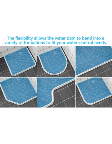 Umbral de Ducha Colapsable KYDRAGON 99 cm Blanco