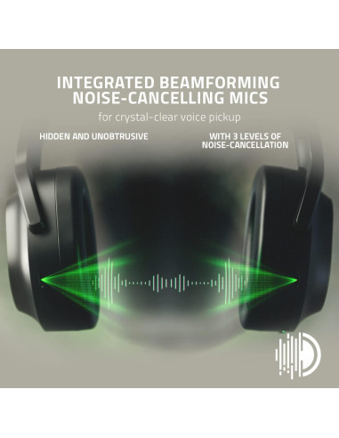 Auriculares Inalámbricos Razer Barracuda - 40h Batería, Bluetooth 5.2