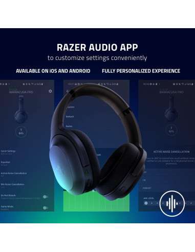 Auriculares Inalámbricos Razer Barracuda - 40h Batería, Bluetooth 5.2