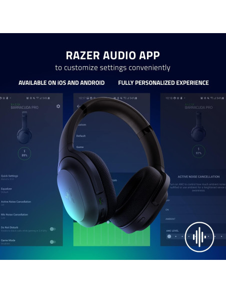 Auriculares Inalámbricos Razer Barracuda - 40h Batería, Bluetooth 5.2