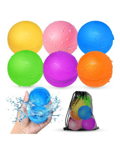 6 Globos de Agua Reutilizables Smirodi para Niños 3-12 Años