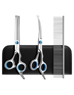 Kit de Tijeras para Perros SCEDREAM 3 en 1 Acero Inoxidable