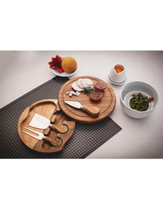 Tabla de Queso Brie Acacia Picnic Time con Cuchillos 19 cm 2
