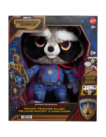 Peluche Cohete Mapache Marvel Guardianes de la Galaxia