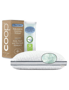 Almohada Coop Home Goods Eden Queen Ajustable Viscoelástica