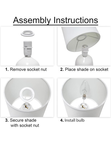Lámpara de Mesa Simple Designs LT1134-MST Cerámica 25.5 cm Amarillo Mostaza