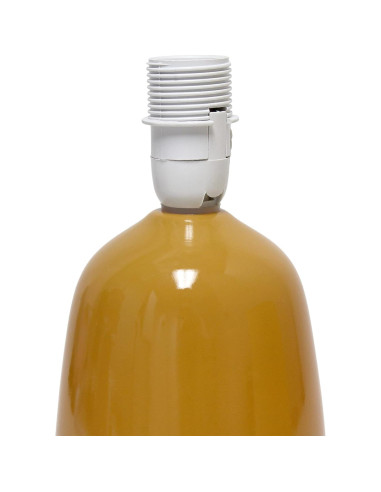 Lámpara de Mesa Simple Designs LT1134-MST Cerámica 25.5 cm Amarillo Mostaza