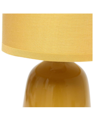 Lámpara de Mesa Simple Designs LT1134-MST Cerámica 25.5 cm Amarillo Mostaza