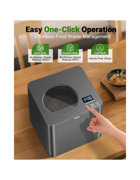 Compostador Eléctrico Growell 2.5L Sin Olores con Pantalla LED