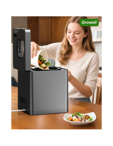 Compostador Eléctrico Growell 2.5L Sin Olores con Pantalla LED