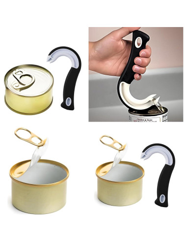 Abre Latas Manual LVYKING con Mango Antideslizante 1 Paquete