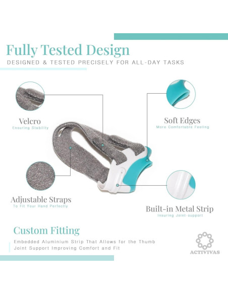 Soporte Ortopédico Activivas para Pulgar Izquierdo Grande