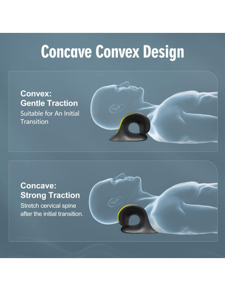 Estirador de Cuello ComfortLife para Alivio del Dolor - Negro