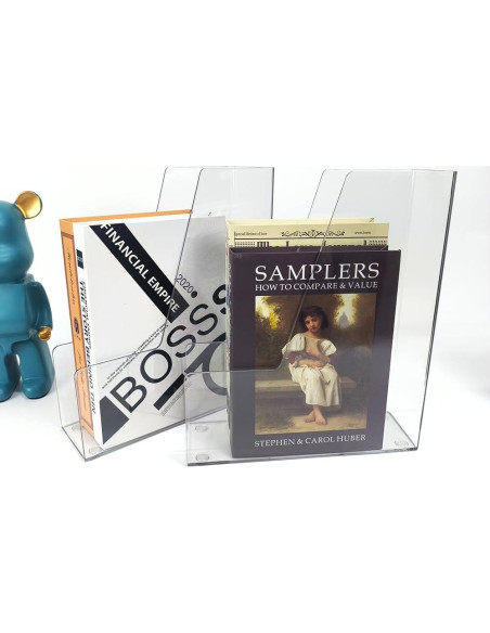 Soporte Vertical Organizador de Documentos RHONZHAO 4 Piezas