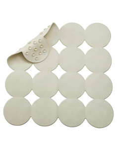 Alfombrilla de Ducha Antideslizante Webos Beige 53x53 cm