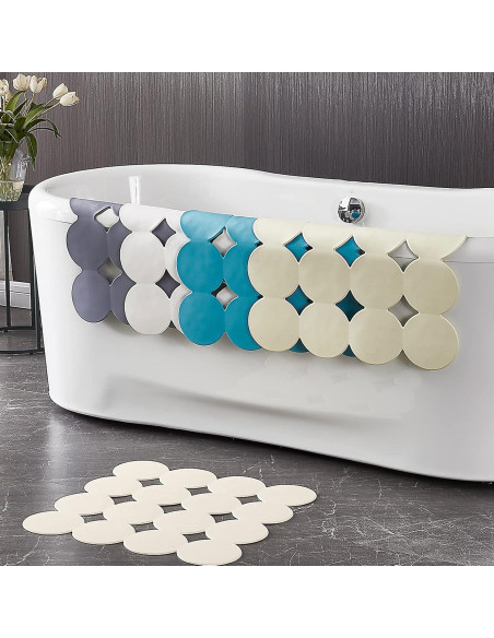 Alfombrilla de Ducha Antideslizante Webos Beige 53x53 cm