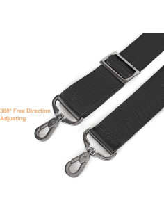 Correa de Hombro Ajustable MOSISO 80-142 cm Acolchada Negra 2