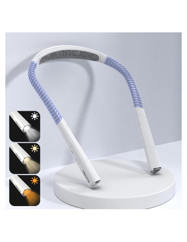 Luz de Lectura LED Vekkia Recargable para el Cuello 3 Colores