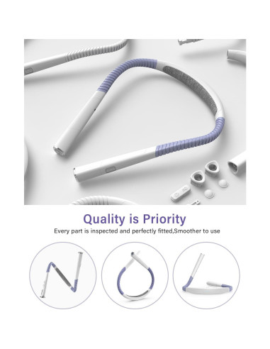 Luz de Lectura LED Vekkia Recargable para el Cuello 3 Colores