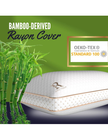 Almohada Viscoelástica Ajustable Royal Therapy Queen - Alivio Dolor Cuello