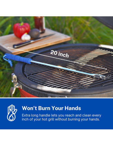 Raspador de Parrilla Grill Floss 12.7x58.4cm Acero Inoxidable