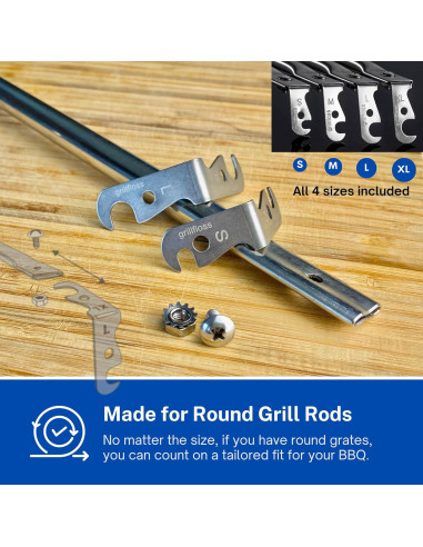 Raspador de Parrilla Grill Floss 12.7x58.4cm Acero Inoxidable