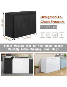 Cubierta de Congelador Horizontal Hengme 139.7x86.4x83.8 cm 2