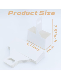 Portavasos de cartón Kraft para 2 tazas Brillantreal - 30 unidades 2