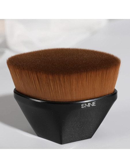 Brocha de Maquillaje ISMINE Kabuki Hexágono para Base y Rubor