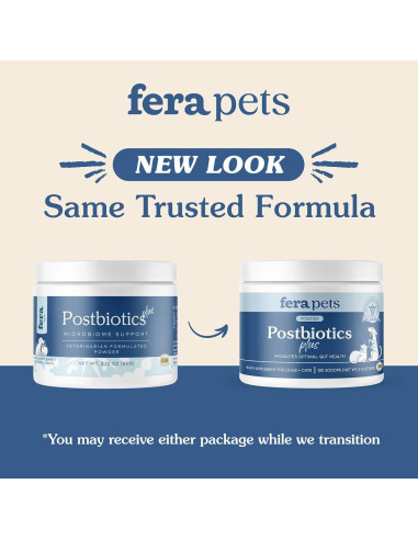 Suplemento Digestivo Fera Pets Postbioticos Plus 120 Cucharadas