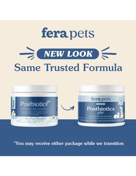 Suplemento Digestivo Fera Pets Postbioticos Plus 120 Cucharadas