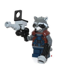 Minifigura LEGO Guardianes de la Galaxia Mapache Cohete