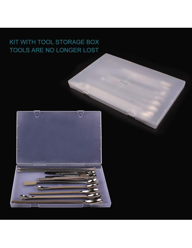 Juego de Espátulas y Cucharas de Acero Inoxidable Foosi 25 Pcs