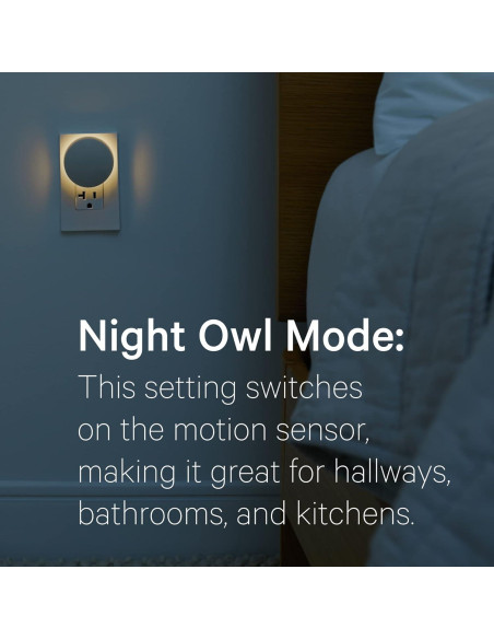 Luz Nocturna Glow Casper - Sensor de Movimiento, 12 Lúmenes