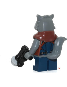 Minifigura LEGO Guardianes de la Galaxia Mapache Cohete 2