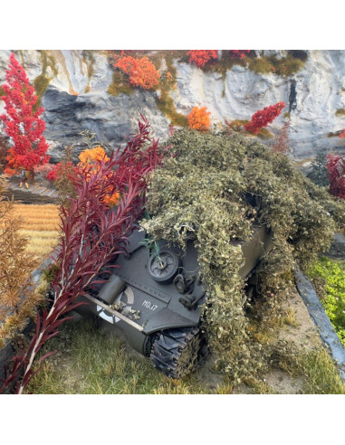 Cayway Arbustos en Miniatura Ecológicos 2 Piezas Verde y Rojo