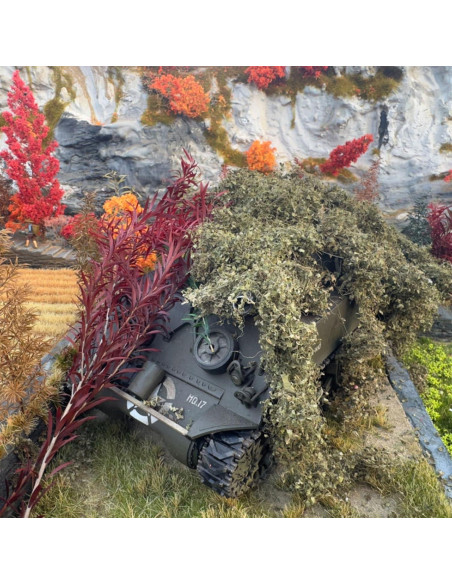 Cayway Arbustos en Miniatura Ecológicos 2 Piezas Verde y Rojo