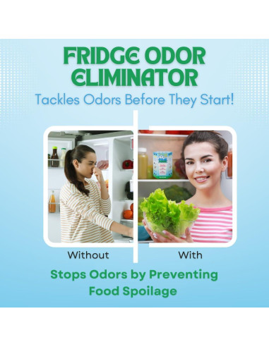 Desodorante de Refrigerador Polar Fresh - Eliminador de Olores y Control de Humedad 340g