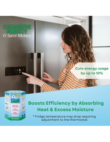 Desodorante de Refrigerador Polar Fresh - Eliminador de Olores y Control de Humedad 340g