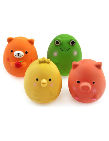 Juguetes para Perros Pequeños Chiwava 4 Piezas Láttex 5cm