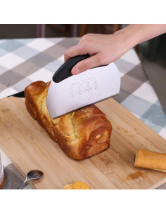 Raspador de Masa Cortador de Pizza XoYoZo Acero Inoxidable 16.3cm 2